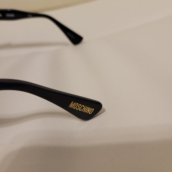 Moschino Sunglasses Grey Lens Black Square Shape Frame MOS131/S 0807 IR - Picture 4 of 8
